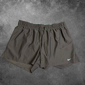 Nike Dri‎ Fit Shorts Womens Small Black Running Athletic Gym Activewear Swoosh